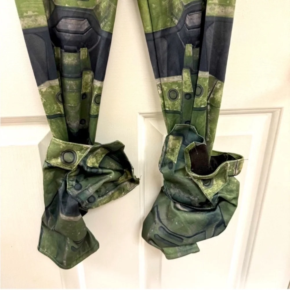 New! Disguise Master Chief or Spartain Halo Costume Kids Boys Dress Up, size 4-6